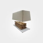 Alicante Teak Wood Table Lamp