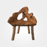 Zagreb Teak Root Wood Bench