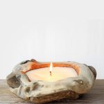 Lyon Teak Wood Candle Plate (L)