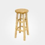 Bologna Teak Wood Bar Stool