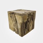 Dresden Natural Teak Wood Stool