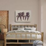 Munich Teak Wood Bed