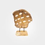 Nuremberg Teak Wood Stand Figure Hole