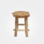 Riga Teak Wood Stool
