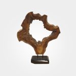 Vienna Teak Wood Stand Figure